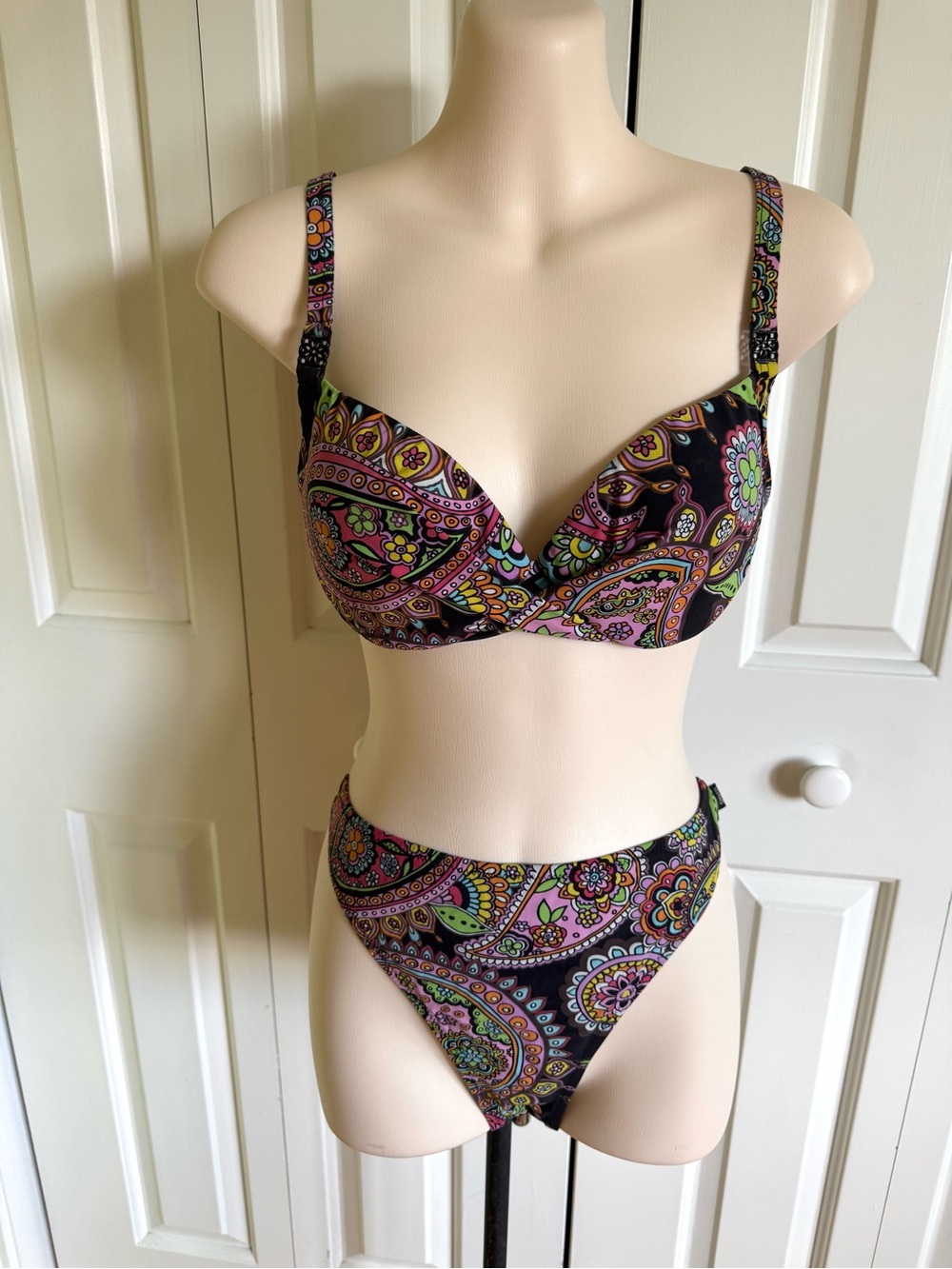 SILVER By GOTTEX Multicolor 2-piece Bikini Swimsuit 10